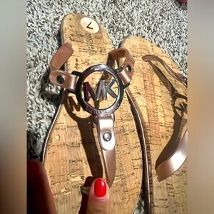 NEW MK thong slip on sandals